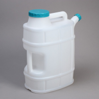Канистра пищевая &laquo;Бочонок&raquo;, 20 л, со сливом, белая