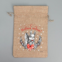 Мешок с термонаклейкой &laquo;Белочка&raquo;, 16 х 24 см +/- 1.5 см, Новый год