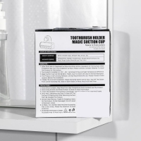 Держатель для зубных щёток на вакуумной присоске Доляна &laquo;Белая коллекция&raquo;