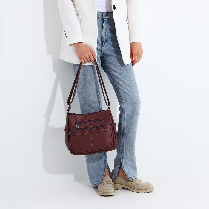 Сумка-мешок на молнии, цвет розовый Сумка-мешок на молнии, цвет розовый