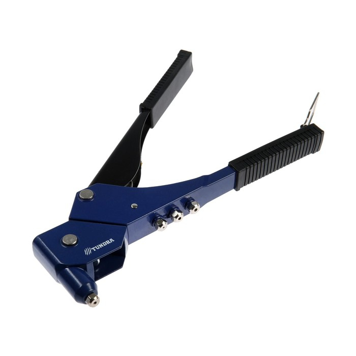 Заклепочник ТУНДРА, 300 мм, поворотный на 360&deg;, заклепки 2.4 - 3.2 - 4 - 4.8 мм