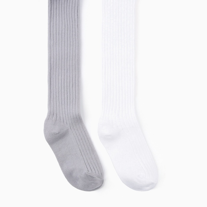 Набор детских колготок KAFTAN BASIC 116-122 см, экрю/серый Набор детских колготок KAFTAN BASIC 116-122 см, экрю/серый