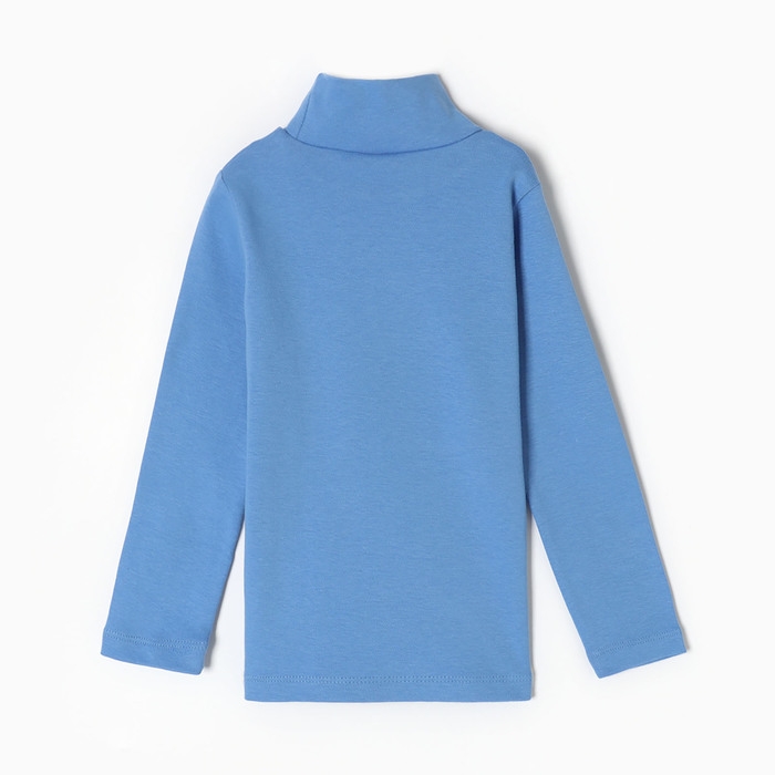 Водолазка для мальчика, цвет васильковый, рост 104 см