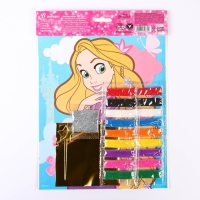 Набор для творчества: фреска песком с блёстками (9 цветов), "Рапунцель", Принцессы Набор для творчества: фреска песком с блёстками (9 цветов), "Рапунцель", Принцессы