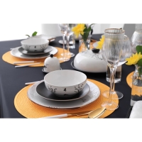 Салатник Доляна &laquo;Весенний вечер&raquo;, 600 мл, d=15,5 см, цвет белый