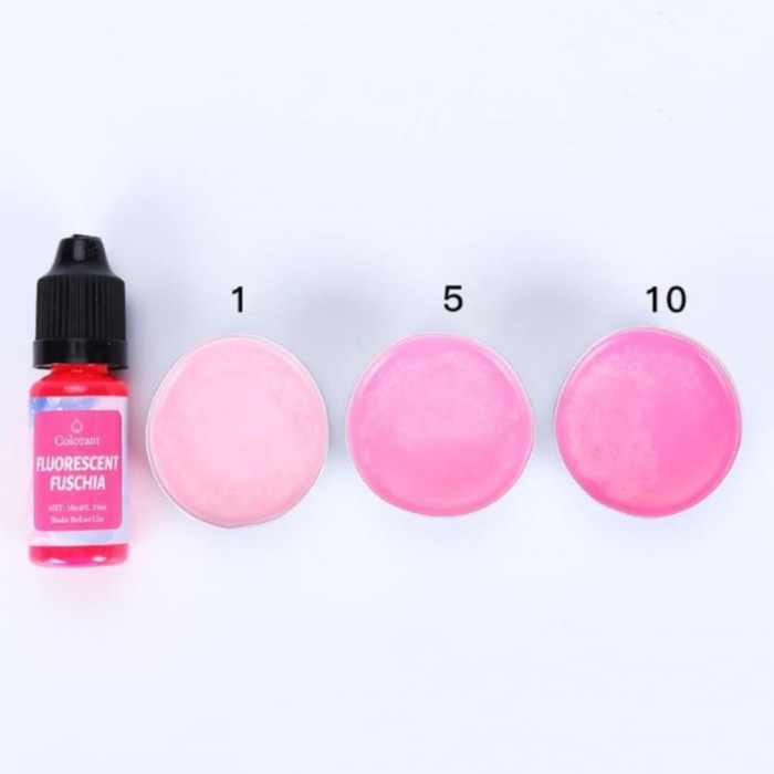 Краска (пигмент) для воска Краска (пигмент) для воска "Флуоресцентная фуксия" 10 мл