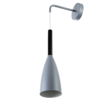 Бра "Капля" Е27 40Вт серый 10х10х35-135см Бра "Капля" Е27 40Вт серый 10х10х35-135см