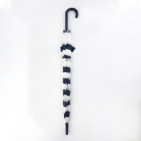 Зонт - трость полуавтоматический &laquo;Полосы&raquo;, 8 спиц, R = 45/55 см, D = 110 см, цвет МИКС