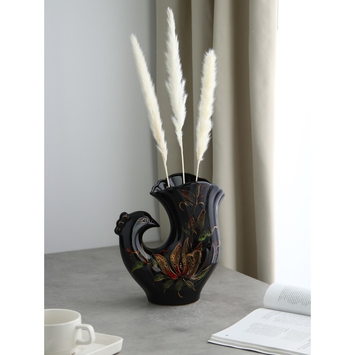 Ваза керамическая &laquo;Голубь&raquo;, настольная, 25 см, микс