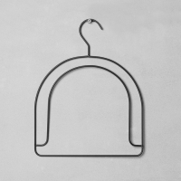 Вешалка для шапок, металл, 24&times;30 см, цвет чёрный