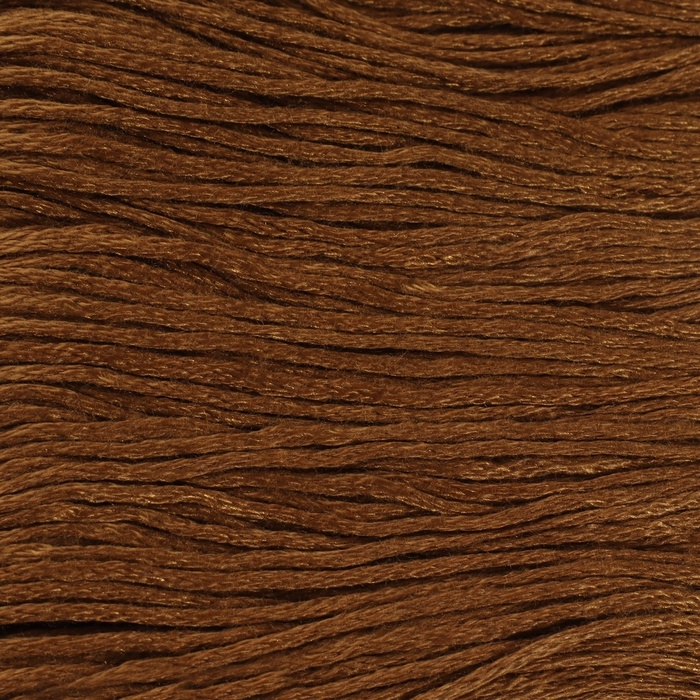 Набор ниток мулине №433, 8 &plusmn; 1 м, 6 шт, цвет коричневый