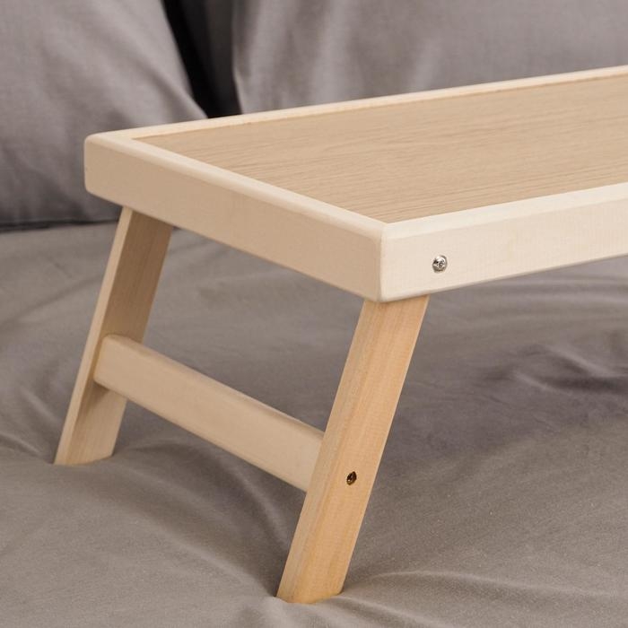 Столик для завтрака складной, 50&times;30см, цвет орех сонома