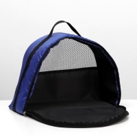 Сумка - переноска для животных, оксфорд, 39 х 19 х 27 см, синяя Сумка - переноска для животных, оксфорд, 39 х 19 х 27 см, синяя