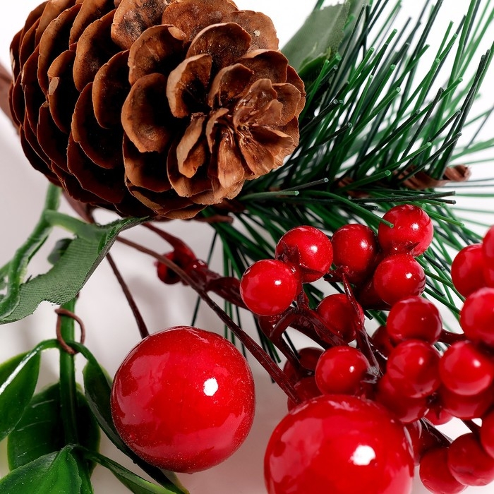 Новогодний декор &laquo;Зимние мечты&raquo;, веточка, 20 &times; 10 &times; 5 см