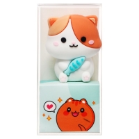 Точилка MESHU, "Kitten", 1 отверстие, МИКС Точилка MESHU, "Kitten", 1 отверстие, МИКС