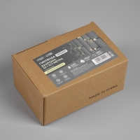 Гирлянда &laquo;Бахрома&raquo; 12 &times; 0.7 м, IP44, УМС, тёмная нить, 240 LED, свечение тёплое белое, мерцание, 220 В