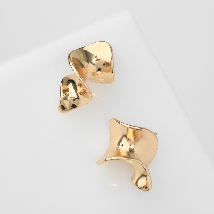 Серьги металл «Богема» пространство, цвет золото Серьги металл «Богема» пространство, цвет золото