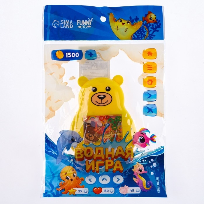 Водная игра с колечками &laquo;Мишка&raquo;, вид МИКС