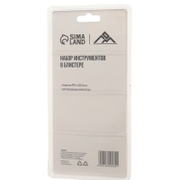 Набор инструментов в блистере ЛОМ, отвертки PH1 и SL5 4 шт., шестигранные ключи 5 шт.