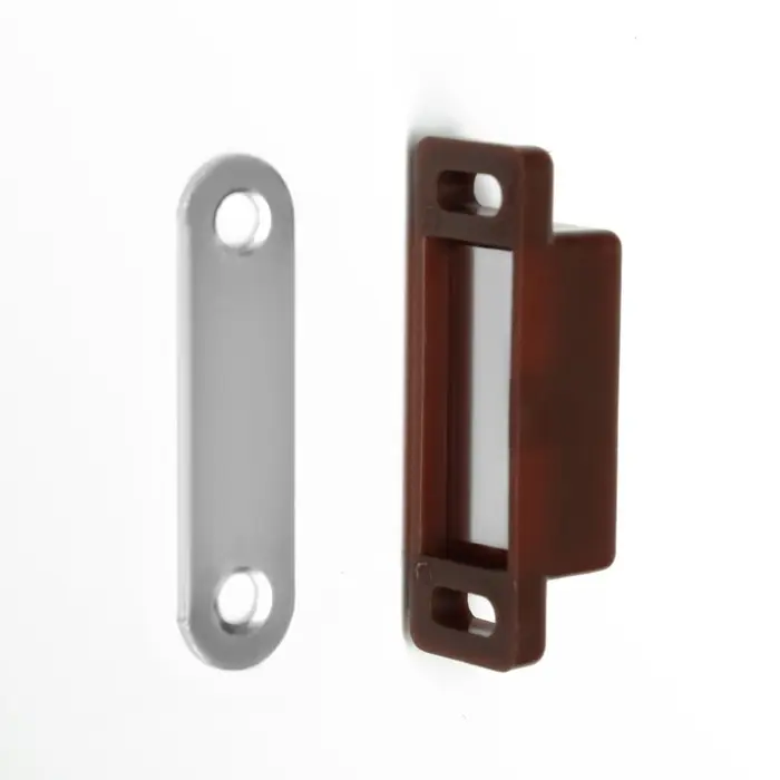 Магнит мебельный M001BR, 41&times;13, маленький, коричневый