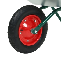 Тачка садовая, одноколёсная: груз/п 120 кг, объём 65 л, Greengo Тачка садовая, одноколёсная: груз/п 120 кг, объём 65 л, Greengo