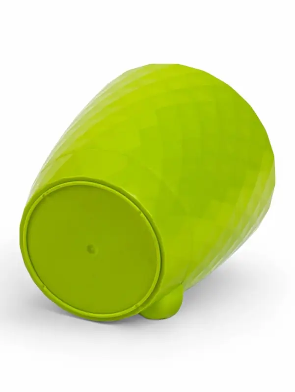 Кашпо с прикорневым поливом "Румба" 1,5 л, D14 см, h-14,5 см, цвет киви