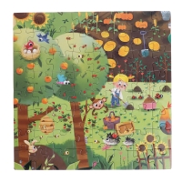 Пазлы 4 в 1 &laquo;День на ферме&raquo;, 25, 36, 49, 64 элемента