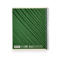 Тетрадь А5, 96 листов на спирали &laquo;Green World&raquo; уф лак