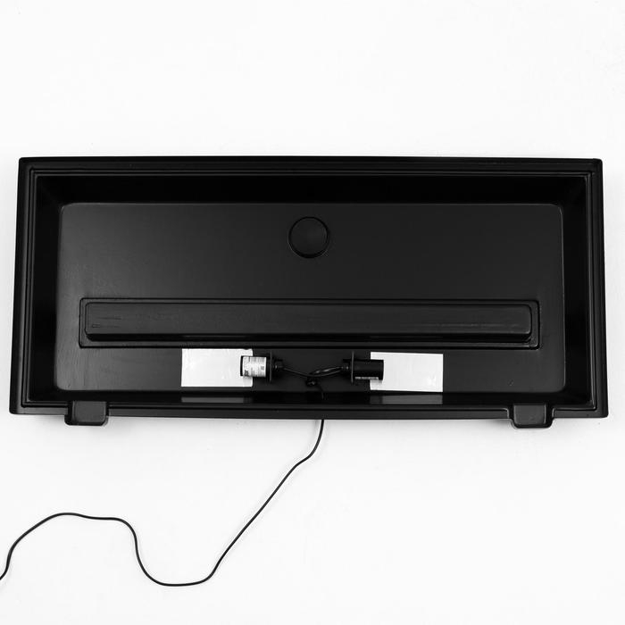 Аквариум Аквариум "Прямоугольный" с крышкой, 100 литров, 75,5 х 33 х 39,5 см, чёрный