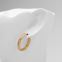 Серьги металл «Богема» кольцо, цвет золото Серьги металл «Богема» кольцо, цвет золото