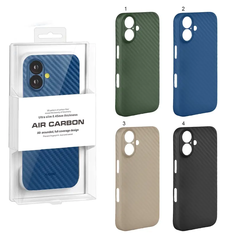 Чехол iPh 16 Plus Air Carbon K-DOO