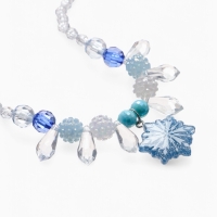 Набор детский "Выбражулька" 2 пр-та: кулон, браслет, снежинка, цвет бело-голубой Набор детский "Выбражулька" 2 пр-та: кулон, браслет, снежинка, цвет бело-голубой