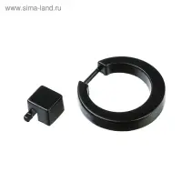 Ручка-кнопка ТУНДРА РК045BL, черная