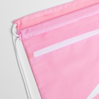 Сумка для мокрых вещей, 42*32 см, цвет розовый