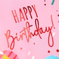 Пакет подарочный, упаковка, Happy Birthday, ML 23 х 27 х 11.5 см