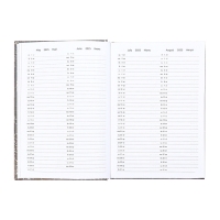 Ежедневник датированный 2025 A5 168 листов, Attomex. Arkona, твердая обложка, бумвинил с поролоном, ляссе,блок 70, серый