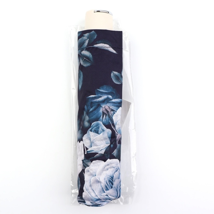 Зонт механический &laquo;Пышные цветы&raquo;, эпонж, 4 сложения, 8 спиц, R = 48/55 см, D = 110 см, цвет МИКС