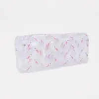 Футляр для очков на кнопке, длина 15,6 см, цвет розовый/прозрачный