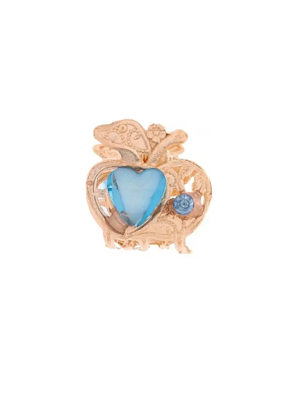 Крабик для волос &laquo;Арфея&raquo;, яблочко, 2.3 см, золото МИКС