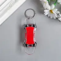 Фонарик брелок для ключей на кольце &laquo;Скейтборд&raquo;, мигает, 1.7&times;8.2&times;2.8 см, МИКС