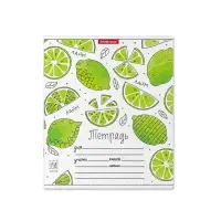 Тетрадь 18 листов в клетку ErichKrause &laquo;Яркие дольки&raquo;, обложка мелованный картон, МИКС