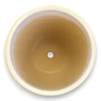 Горшок цветочный поддоном  1 л,  керамика, Тропики (М)