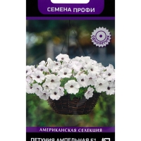 Семена цветов Петуния ампельная F1 Изи Вейв Сильвер, 5шт