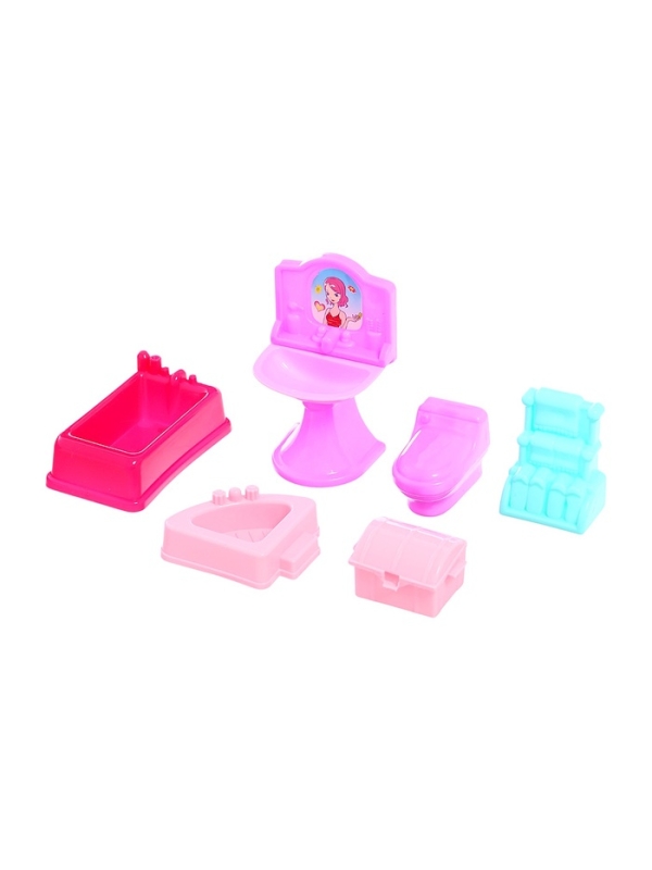 Кукольный дом &laquo;Тёмный домик&raquo;, 2 куклы, мебель, аксессуары