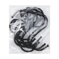 Крючок S-образный, d=3.2 мм, L=8 см, чёрный