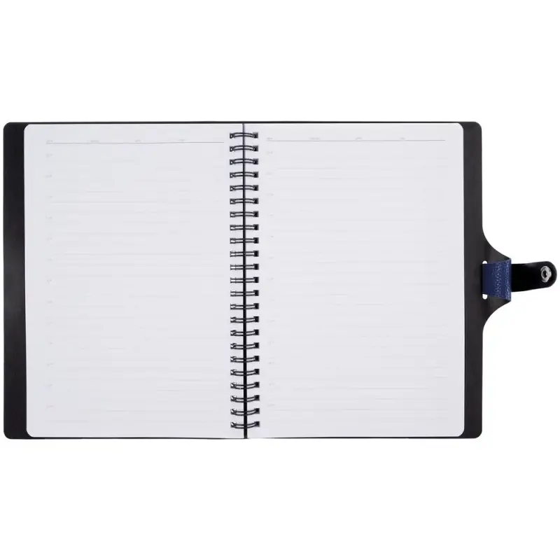 Ежедневник Strep Front на заказ, недатированный, темно-синий