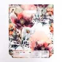 Пакет "Луговые цветы", полиэтиленовый с вырубной ручкой, 36х43 см, 35 мкм