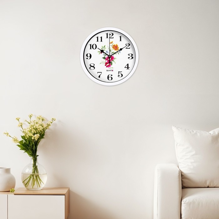 Часы настенные, интерьерные "Весна", d-19.5 см