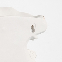 Декор настенный-ваза "Ангелочки", 20.5 см x 22.5, белая с золотом