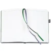 Ежедневник Horizon, недатированный, серый с зеленым